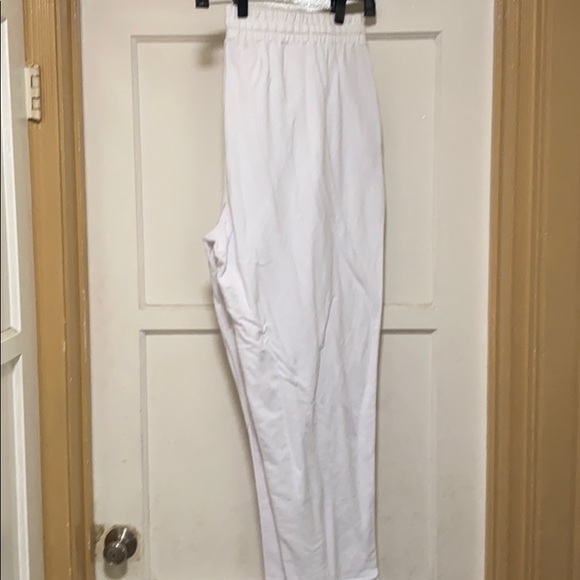 White “sweat” pants - Picture 1 of 1